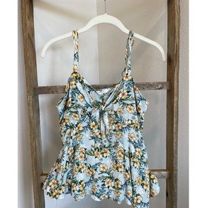 Floral tank top